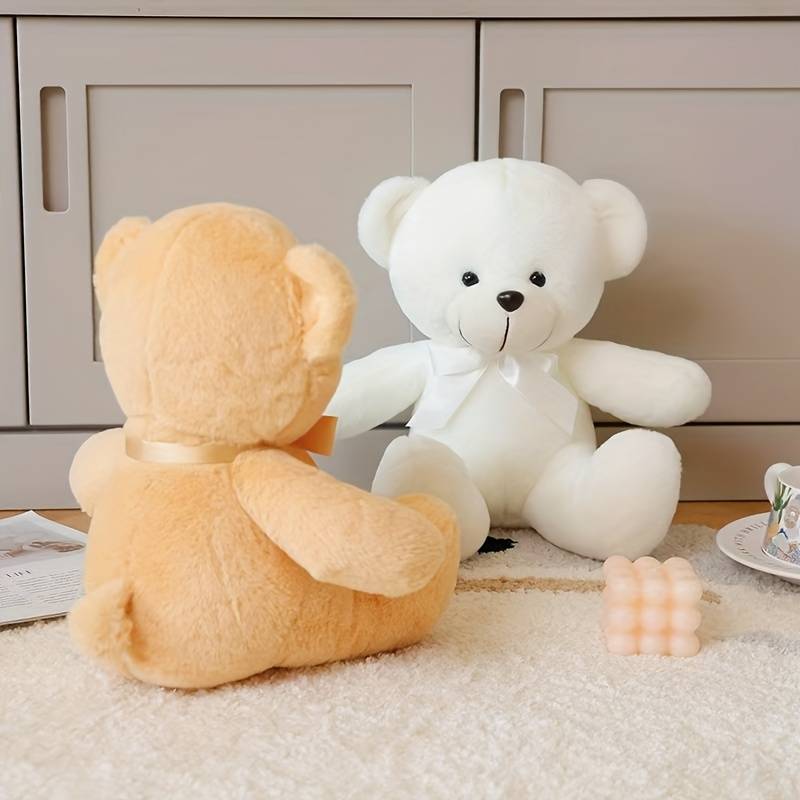 Toy Doll Size 20Cm 7.87In Style 3Pcs Teddy Bear White  Add    Light Brown  Add    Pink
