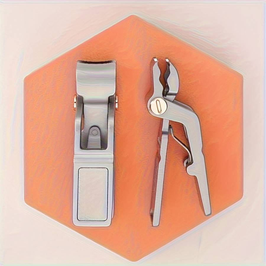 1pc Nail Clippers Set Stainless Steel Modern Style Unscented Finger Nail Care Professional
