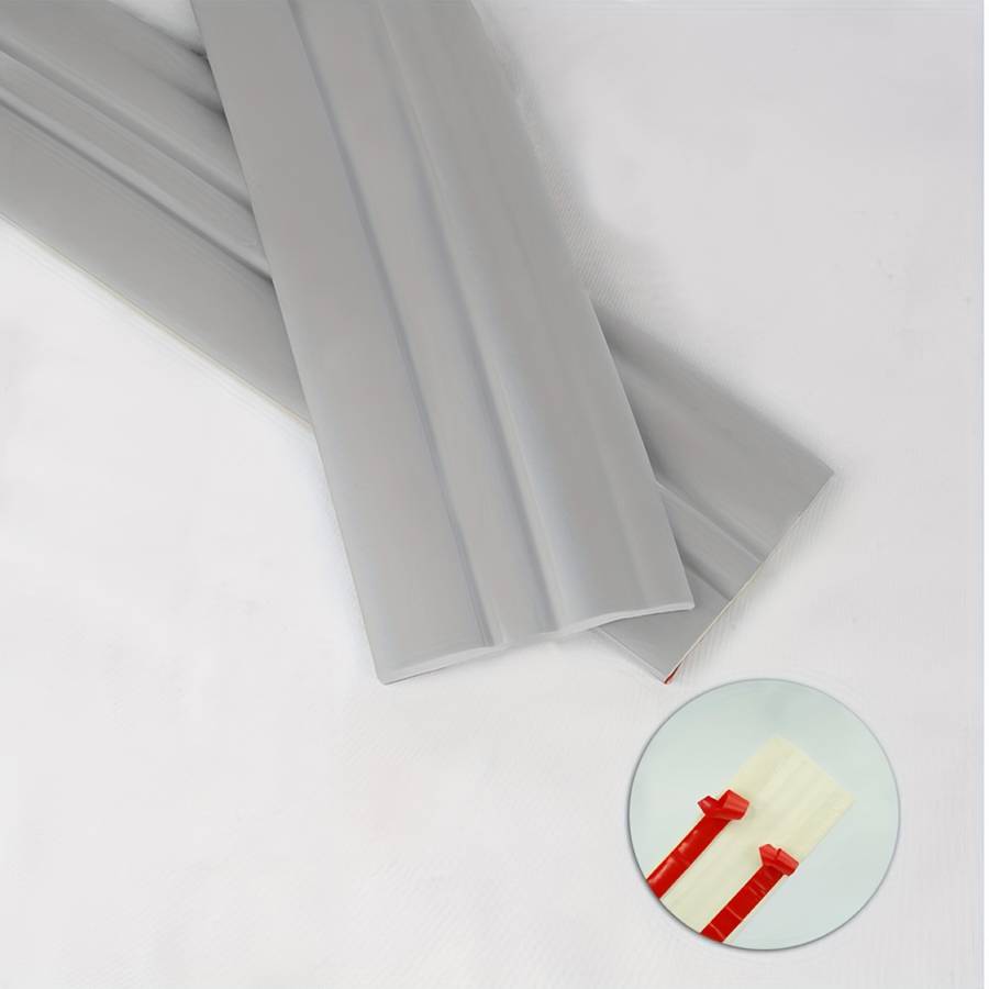 Skirting Board 118.11 Inches * 2.36 Inches 5 Meters * 6 Centimeters Style Elegant White