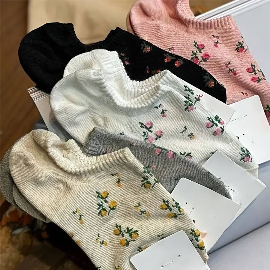 Women S Socks Color 5 Pairs In Random Mixed Colors
