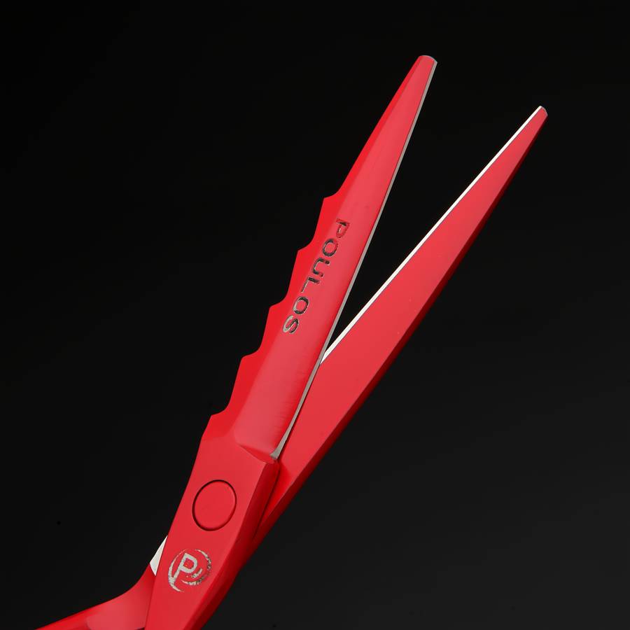 Hairdressing Scissors Style Poulos440C Steel Thinning Scissors  Hair Removal 25%