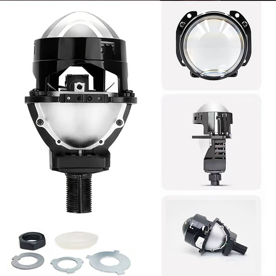 Car Lights Model 2Pcs Bi Led Projector Lenses