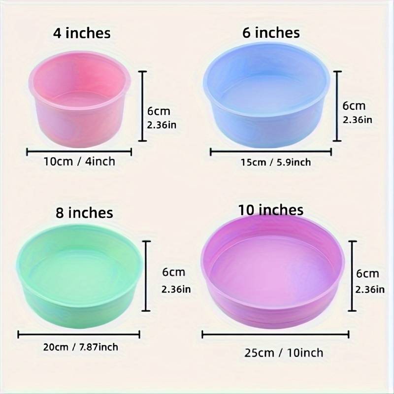 Suitable For Baking Molds Color Assorted Varieties Model 10.16 Cm