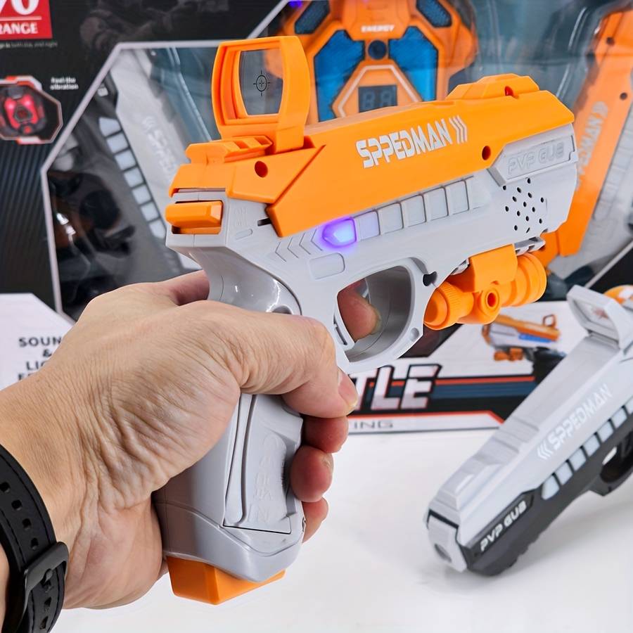Toy Gun Color Orangegrey Set