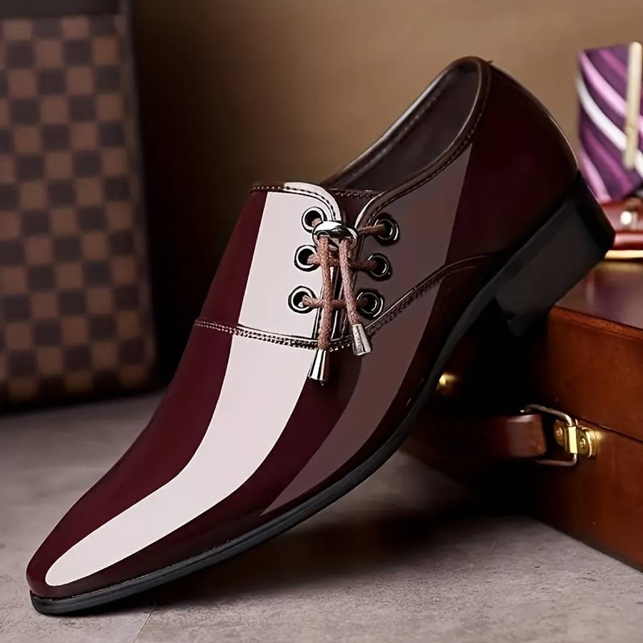 Mens Leather Shoes Color Brown Sizeuk 8
