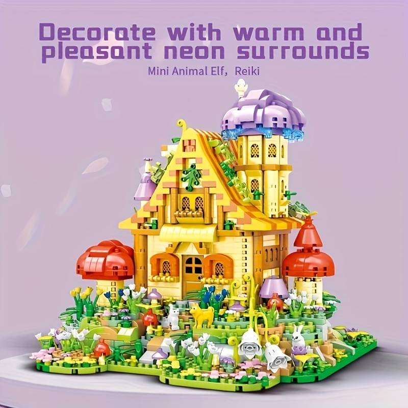 Building Toy Architectural Model Toy Set Style Without Box