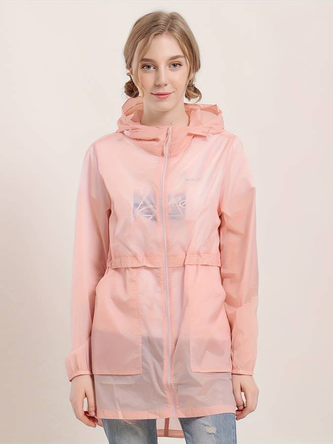 Raincoat White Size Asian S