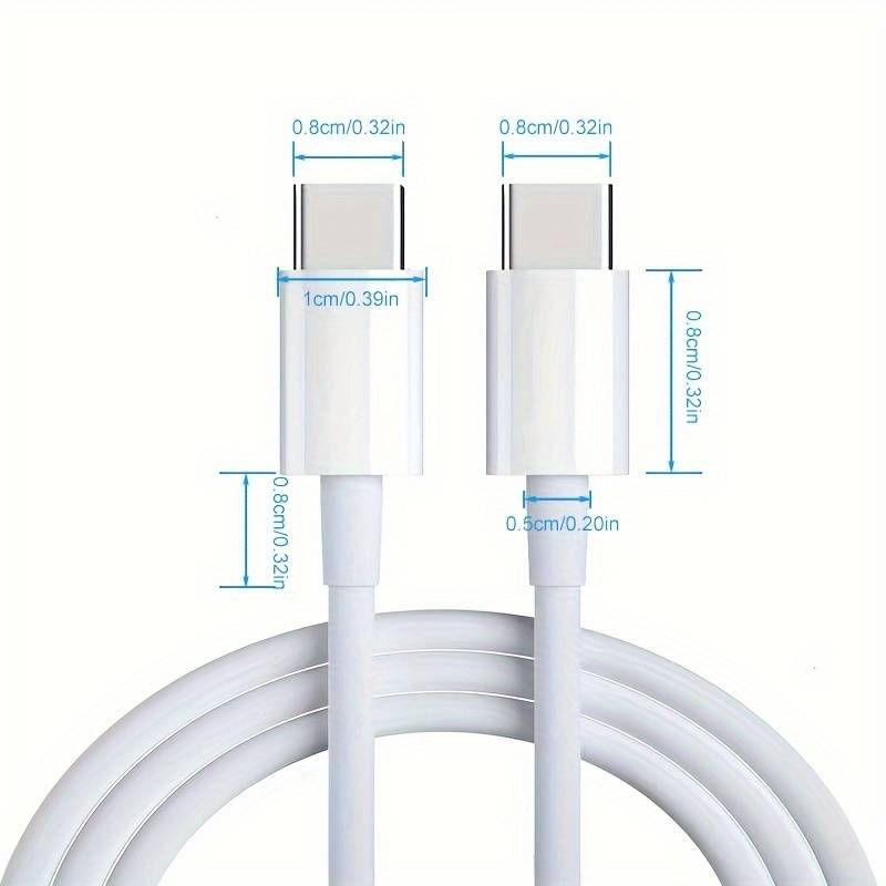 1pc Type-C fast charging data cable 100cm suitable for iPhone 15 iPhone 6 Samsung Huawei Xi