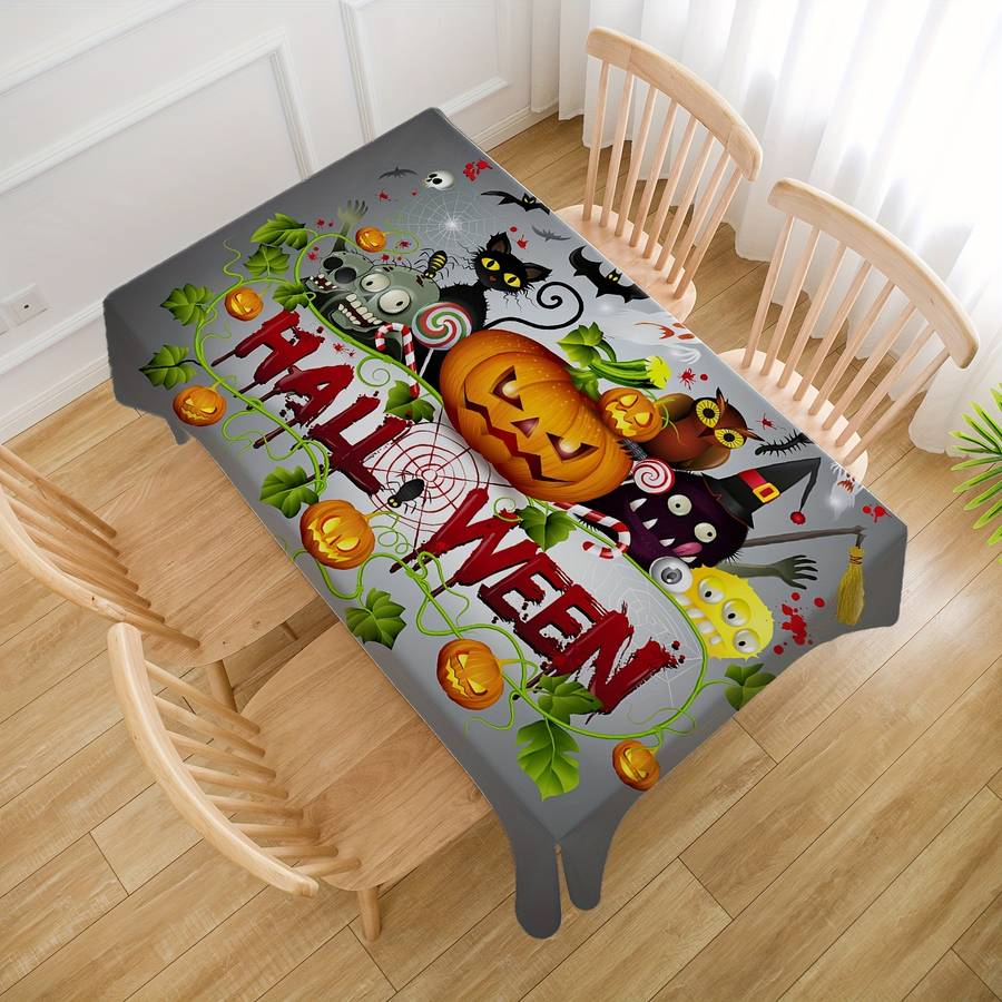 Halloween tablecloth decoration size 90x140cm or 35.43x55.11in