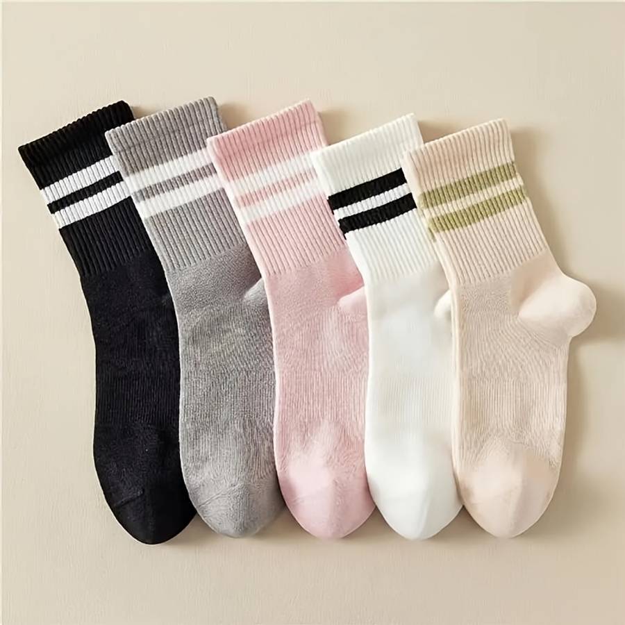Women S Socks Color Mixed Color5 Pairs Size Onesize