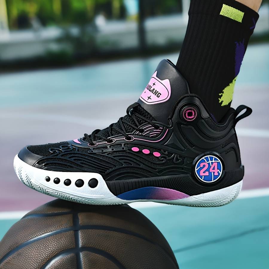 Basketball Shoes Color 2078 White Blue Sizeuk 6