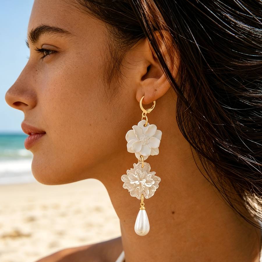 Women S Earrings Color 27212 White