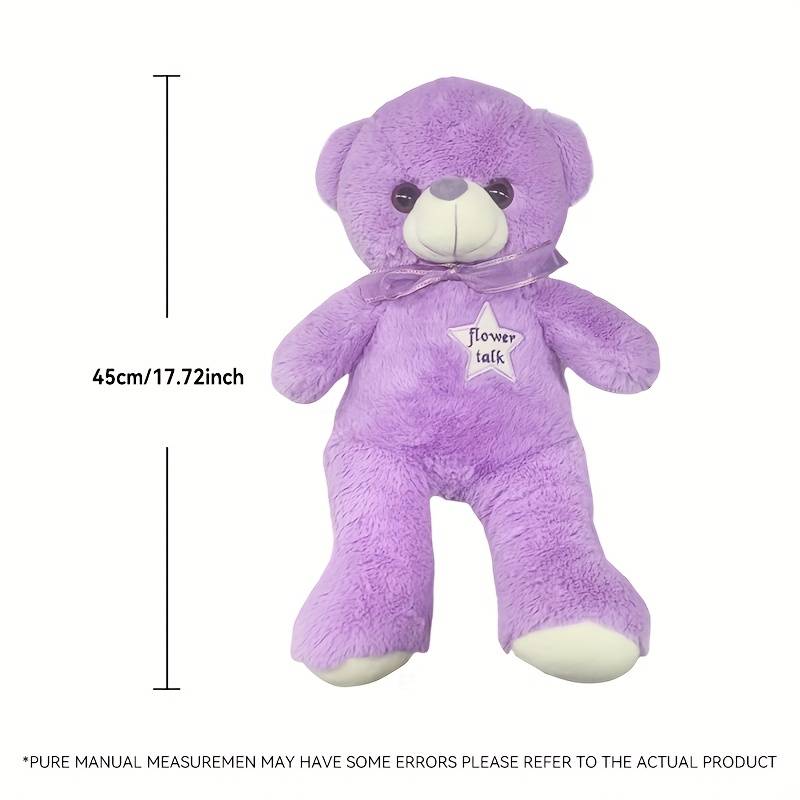 Toy Doll Quantity 1 Purple Bear