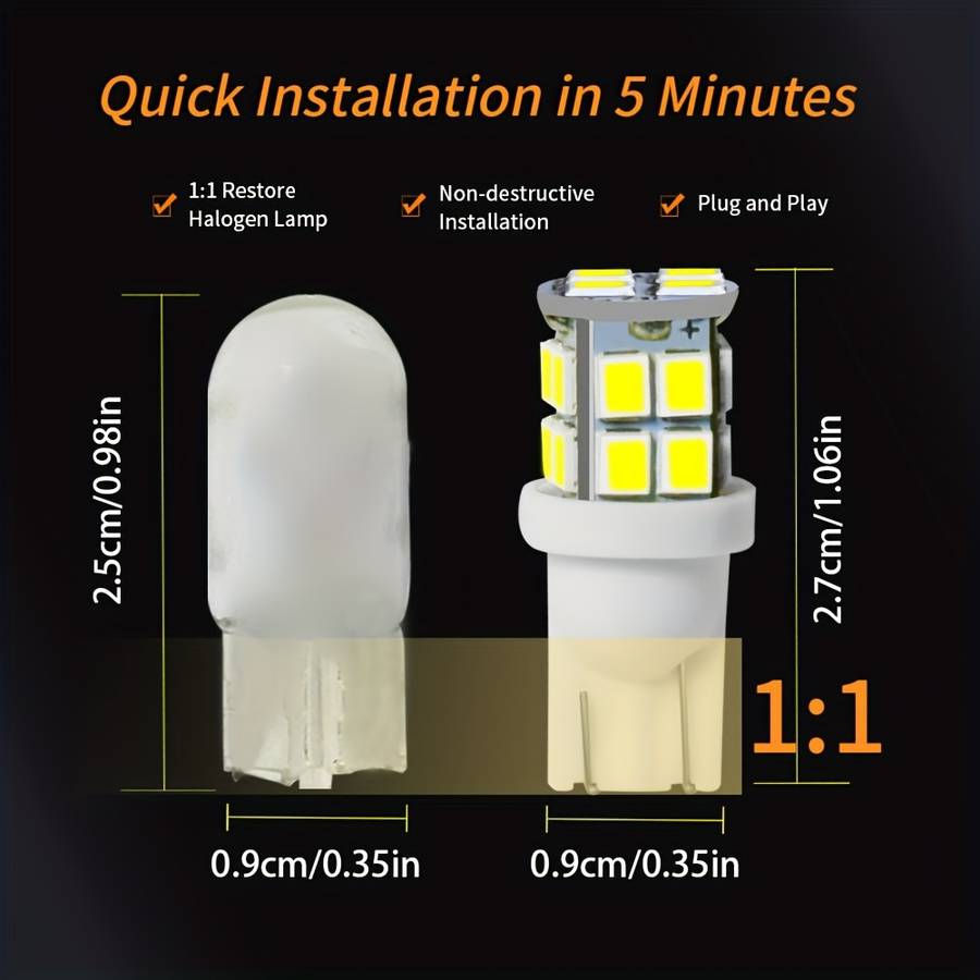 Car Lights Color White