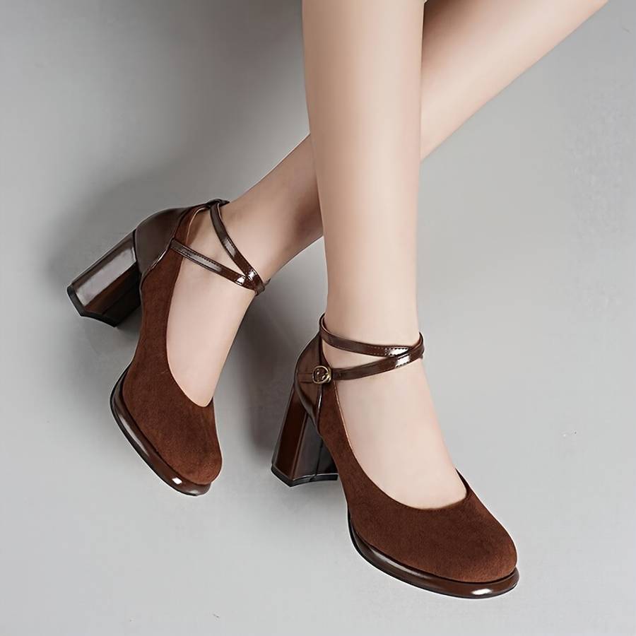Women S High Heels Color Dark Brown Sizeuk 4.5