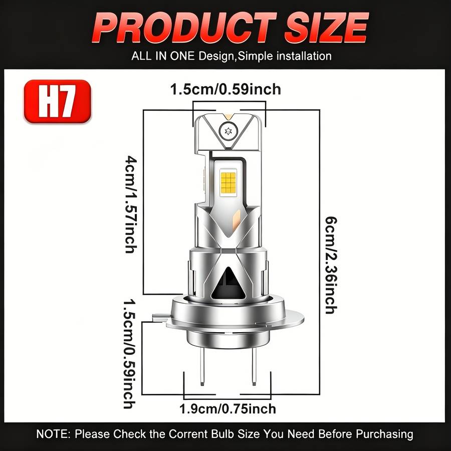 Car Lights Model H7