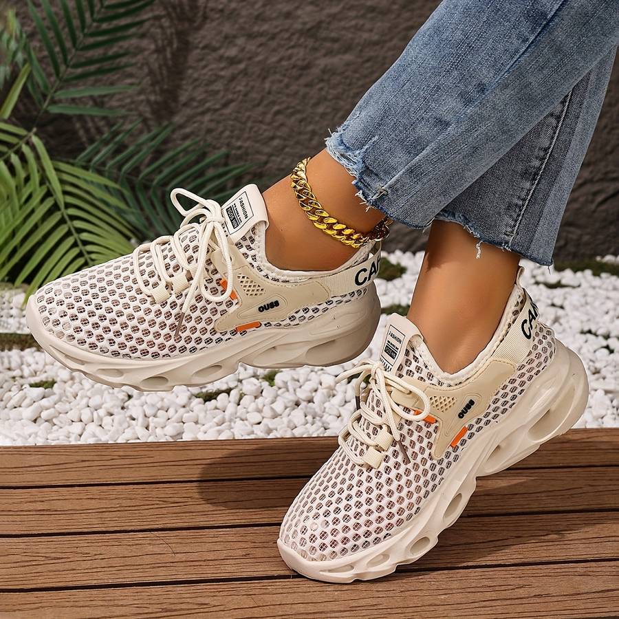 Women S Sneakers Color Beige Sizeuk 4