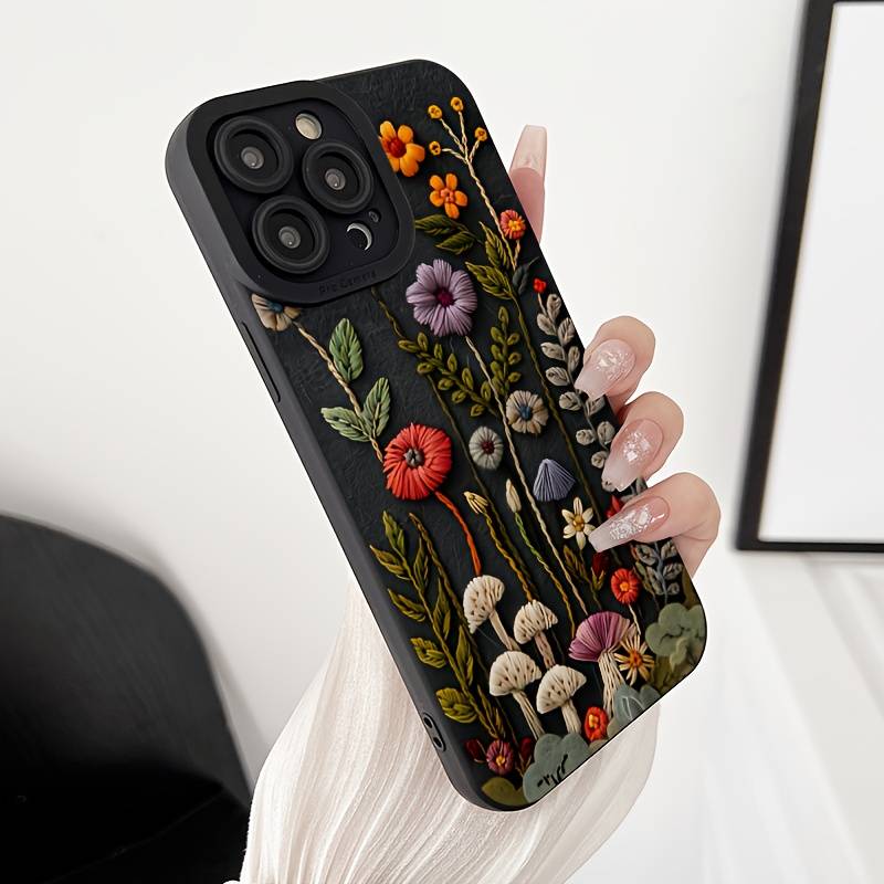 1Pc Black For iPhone 15 Pro Max Phone Case Phone Cover