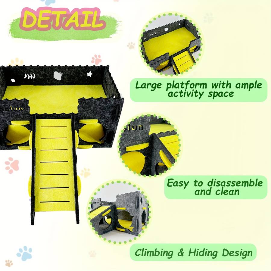 Pet supplies color Dark gray  Add  lemon yellow