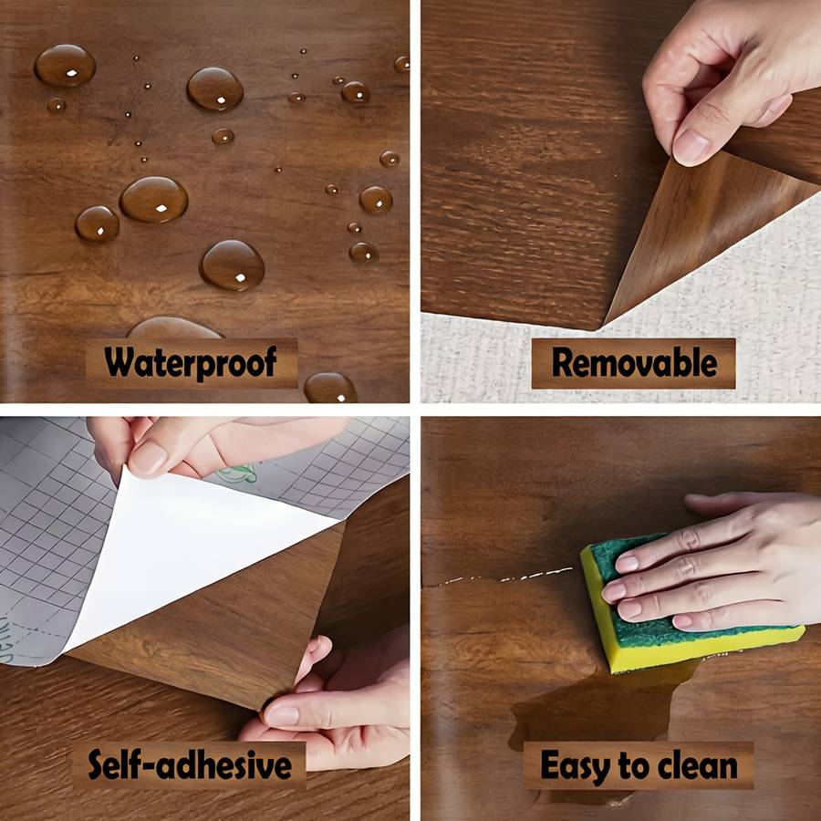 Self Adhesive Floor Stickers Ym 30Cm*300Cm 11.81Inch*118.1Inc