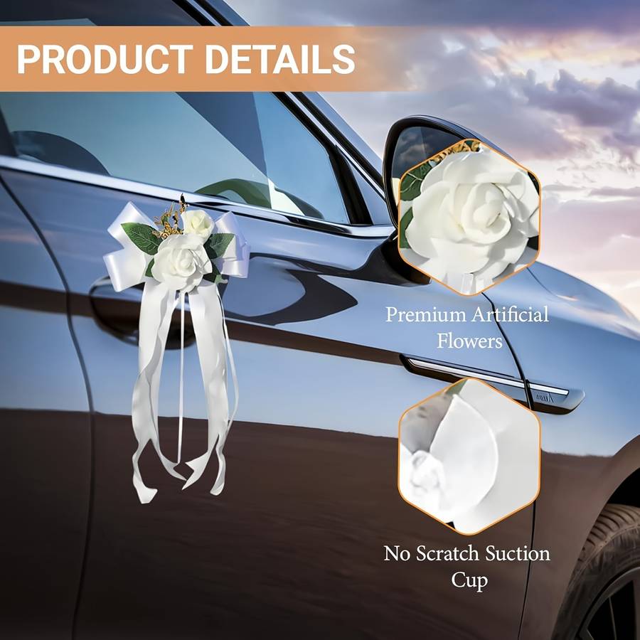 Wedding Supplies Color White 5Pcs