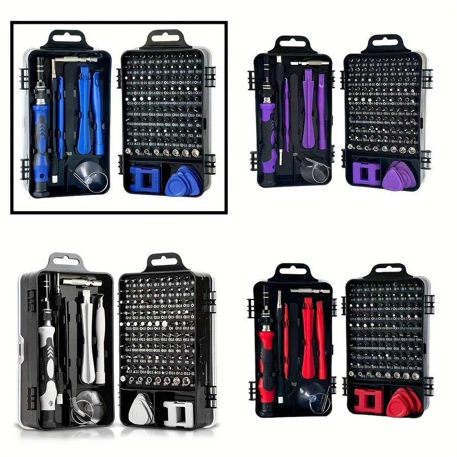 Screwdriver Bit Tool Set Color Red Premium