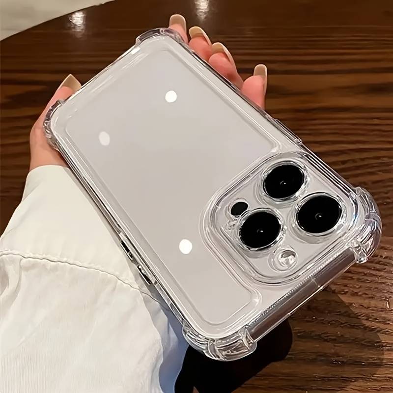 1Pc Transparent For iPhone 15 High-End Clear Case