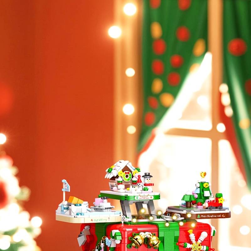 Building Toy Architectural Model Toy Set Model Holiday Season Box 1873Pcs