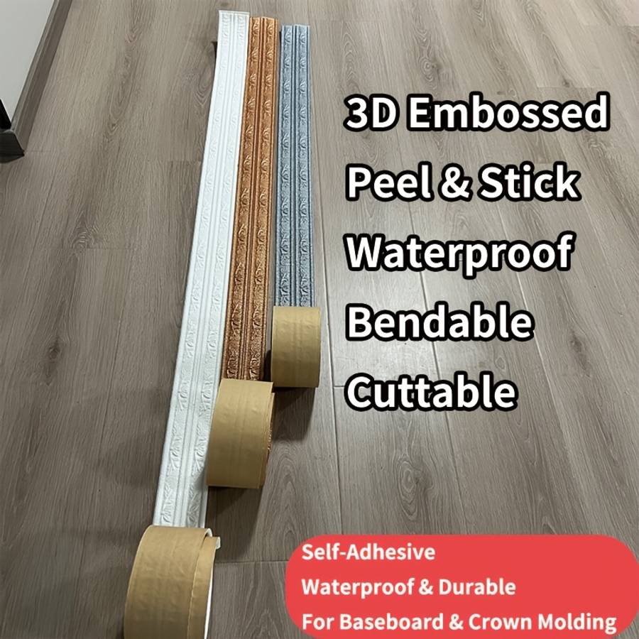 Skirting Board Bronze 8Cm2.3M 3.1590.55 Inches Quantity 2 Rolls
