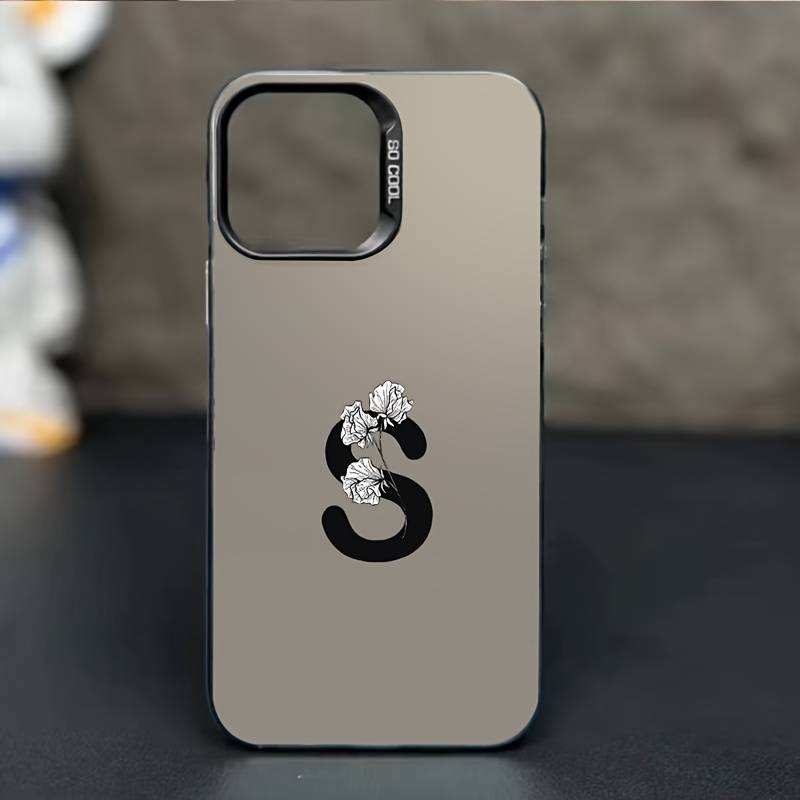1Pc Mixed Color For iPhone 11 Pro Max English Letter S Phone Case
