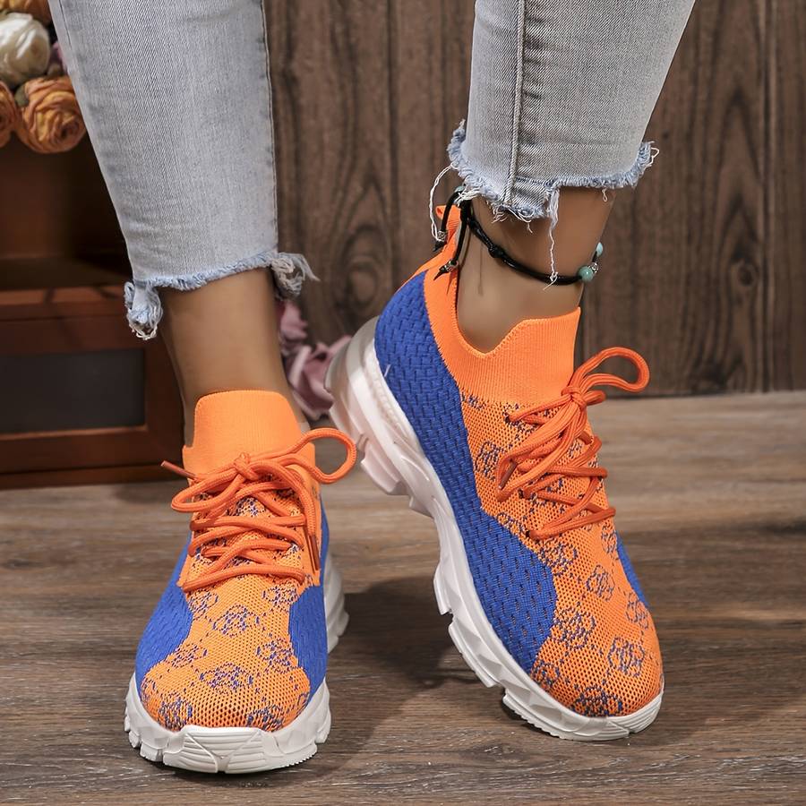 Women S Sneakers Color Tangerine Sizeuk 4