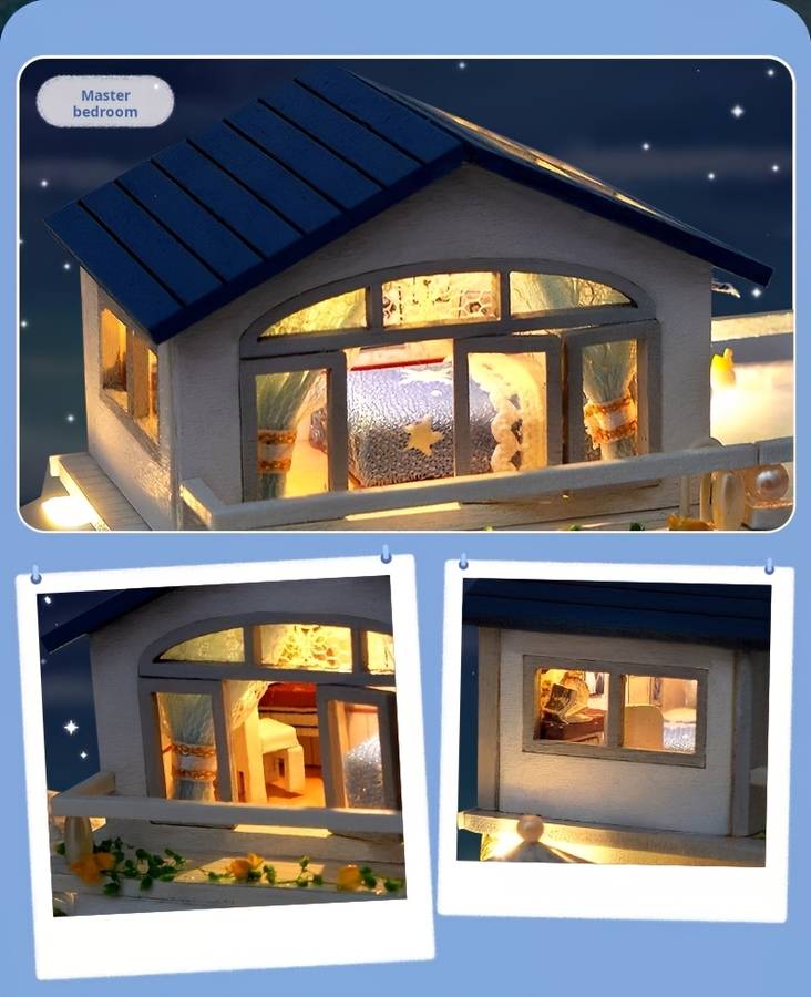 Building Toy Architectural Model Toy Set Color Style1