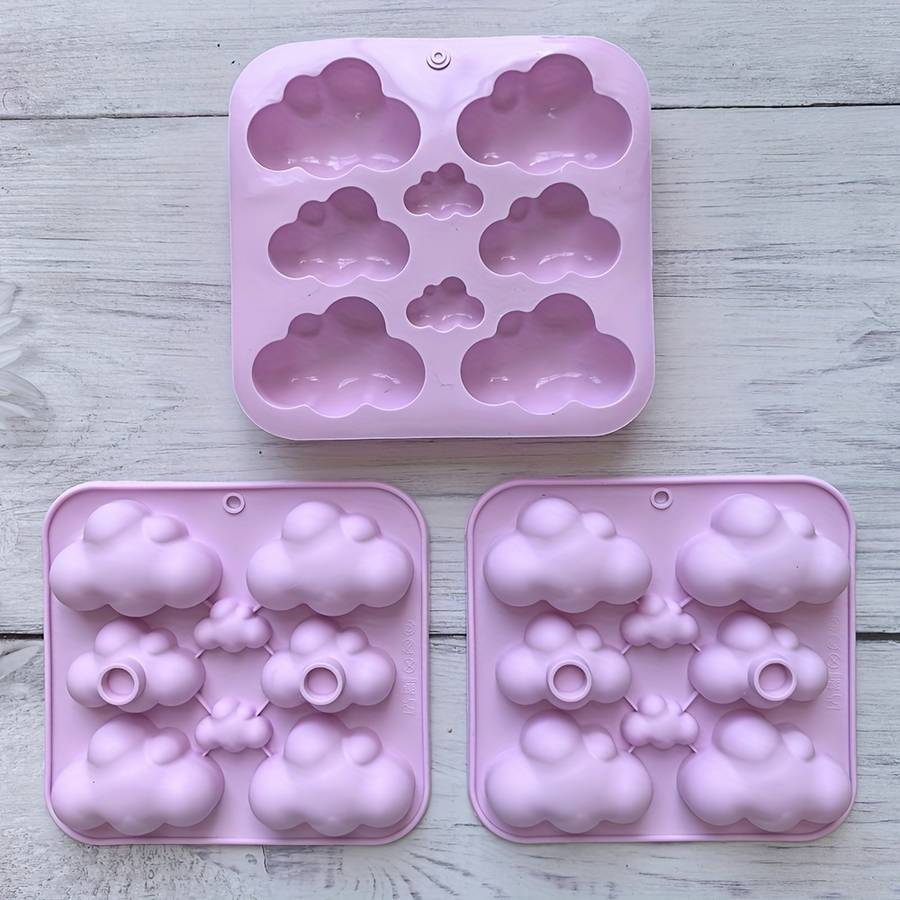 Suitable For Baking Molds Color 014Purple Quantity 3Pcs