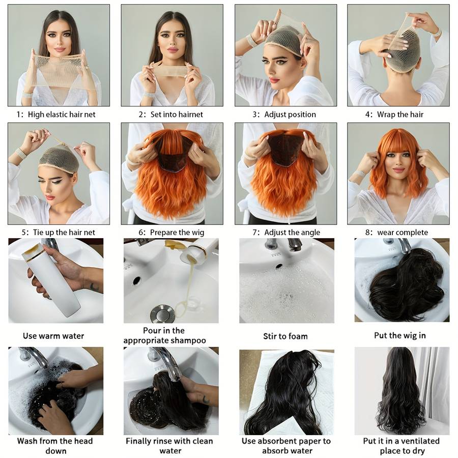 Color 1 Womens Wigs Hair Length 40.64Cm