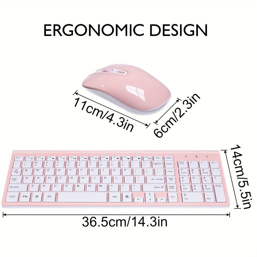 CIMETECH Wireless Keyboard And Mouse Combo