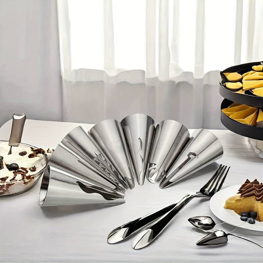 Professional Cake Decorating Head Color 7Pcs