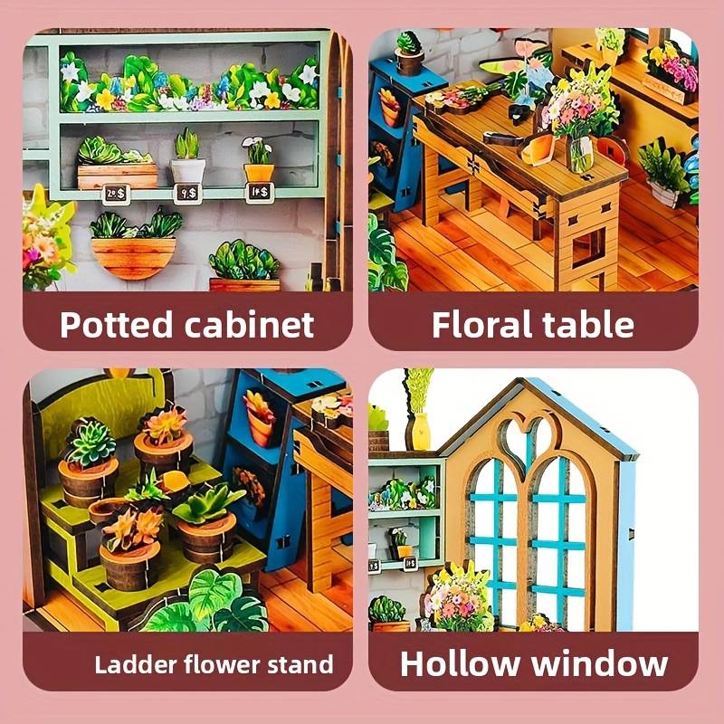 Building Toy Architectural Model Toy Set Style Tiny House  Add   Tool Kit