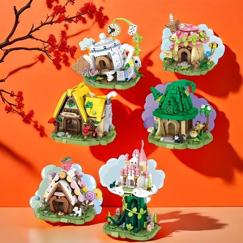 Building Toy Architectural Model Toy Set Model D012 4