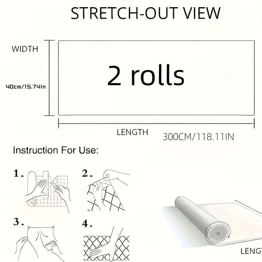 Self Adhesive Floor Stickers Qz 5 2 Rolls