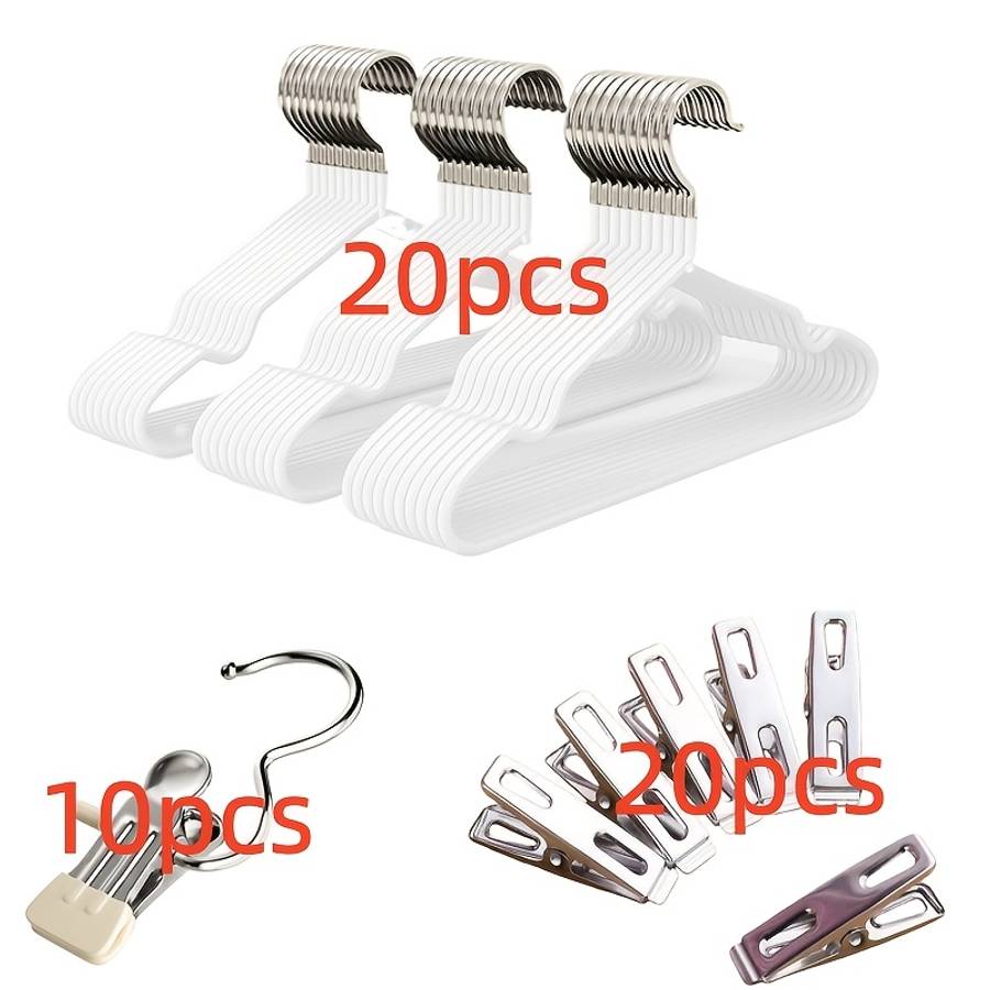Clothes Rack White Suit Model 50Piece Set