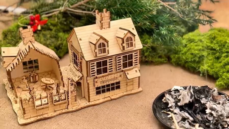 Building Toy Architectural Model Toy Set Style War House