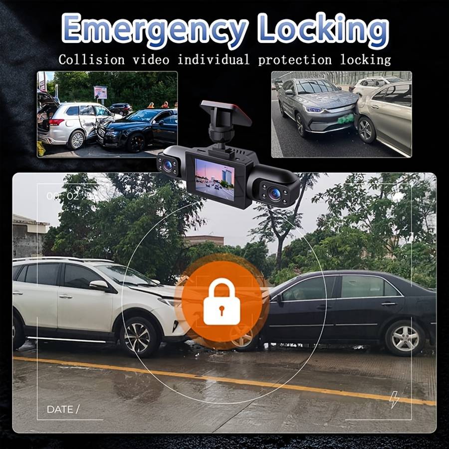 Dashcam Items 4 Channels Dash Camera Capacity32G Card