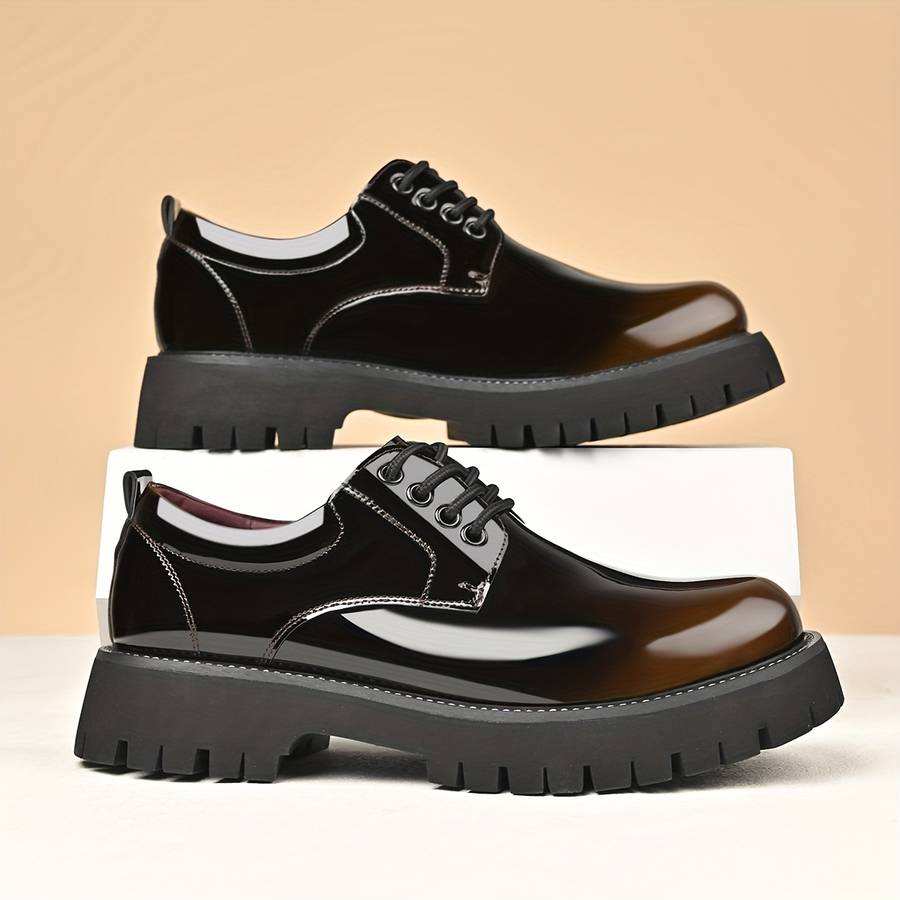 Mens Leather Shoes Color Green Sizeuk 8