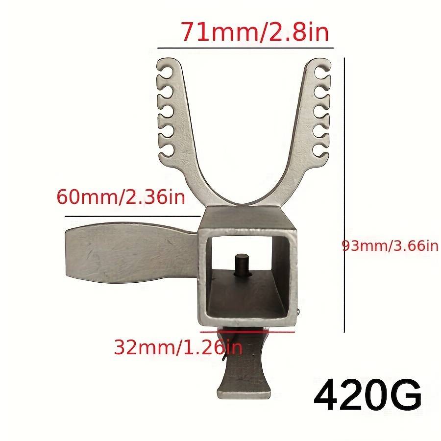 Square tube slingshot head