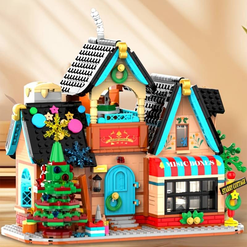 Building Toy Architectural Model Toy Set Style Starry Cabin