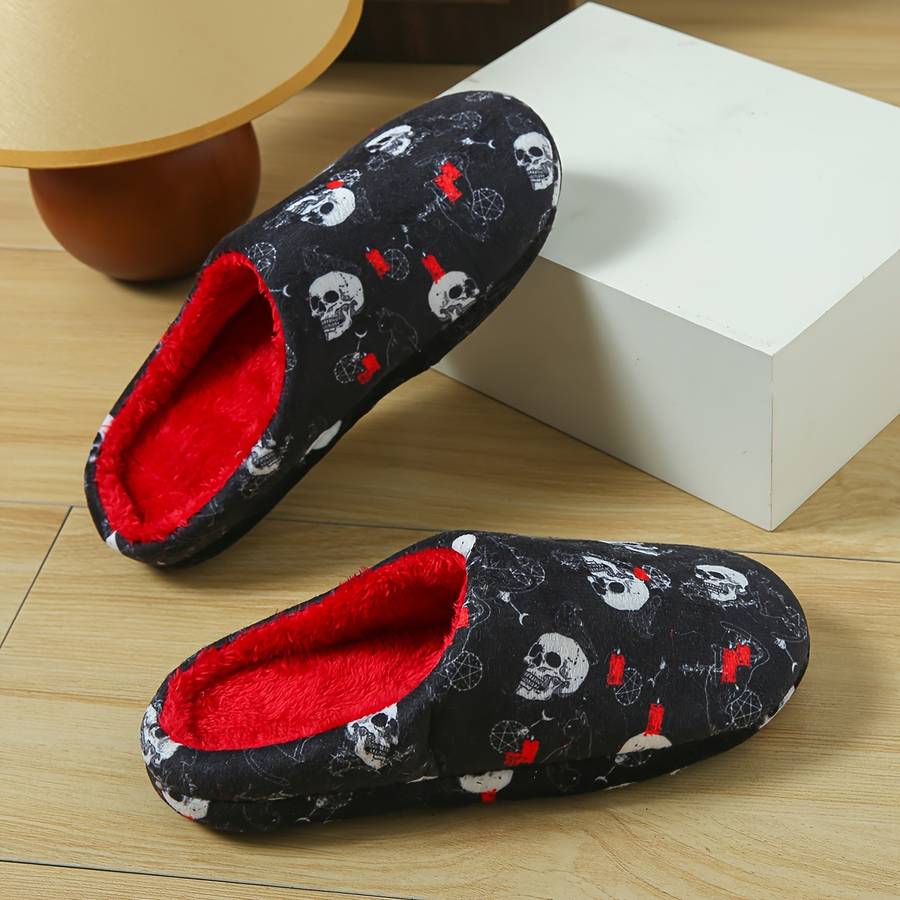 Cotton Slippers Color Black Sizeuk 6.5-7