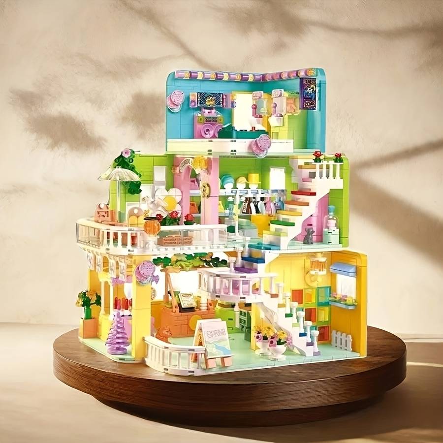 Building Toy Architectural Model Toy Set Quantity 1435Pcs