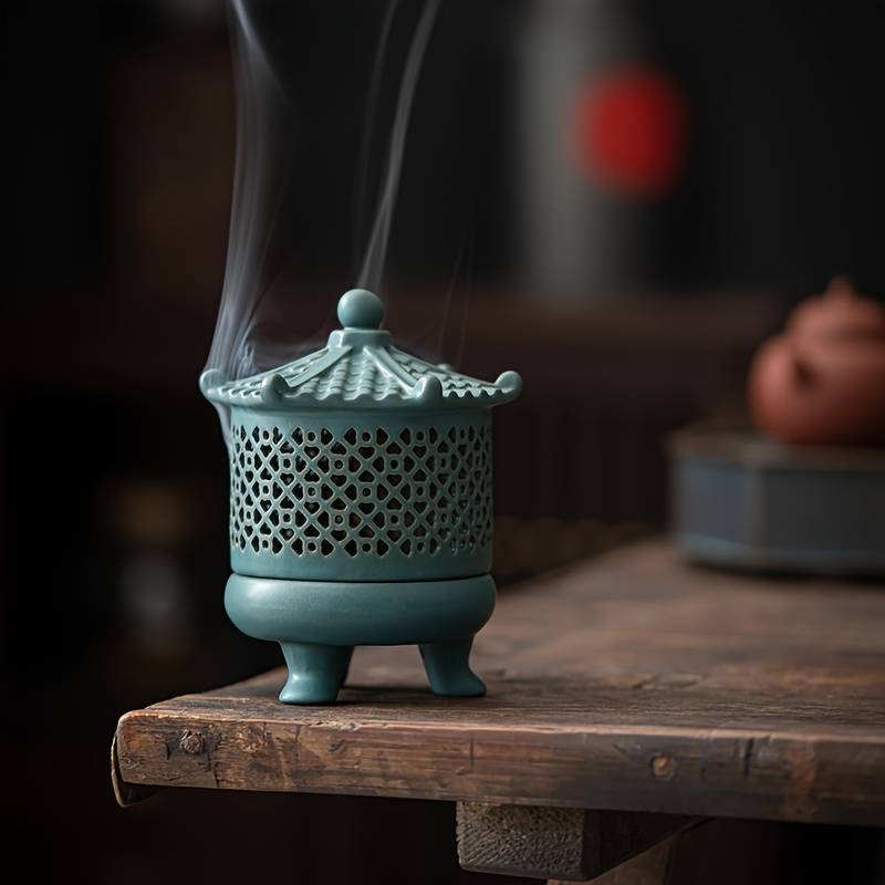 Incense Burner Model  186# Ancient Tower Incense Burner  Brown