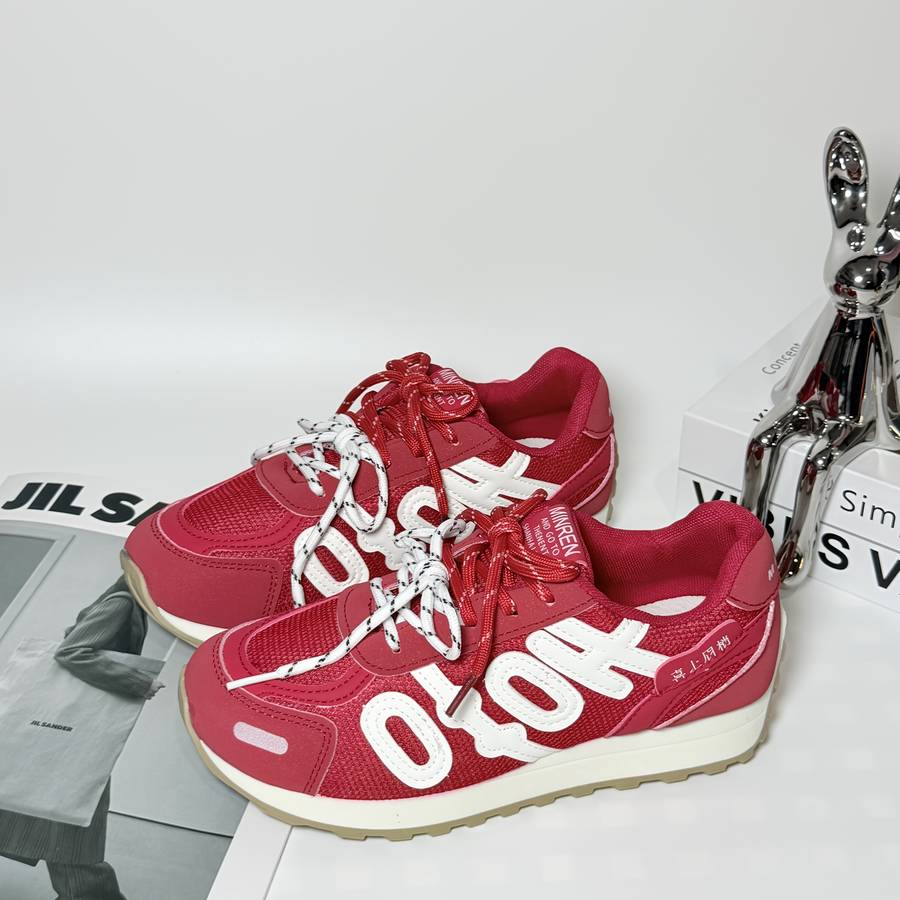 Women S Sneakers Color Red Sizeuk 3.5
