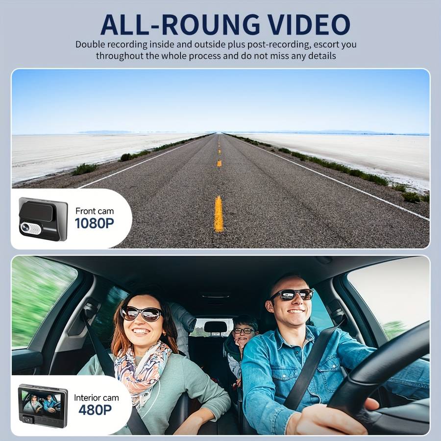 Dashcam Color Black With 32G Memory Card
